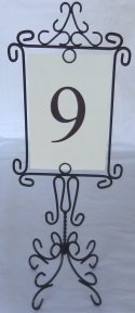table number stands